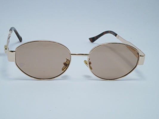 Lunettes Céline Doré a verre Marron rosé