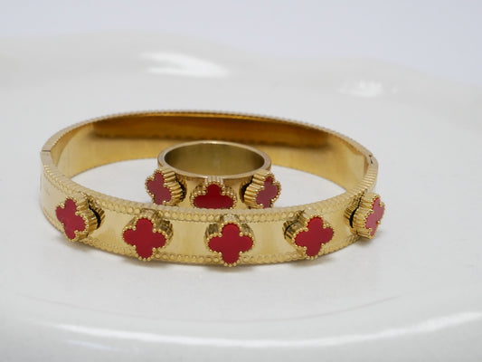 Bracelet Vanclif + Bague